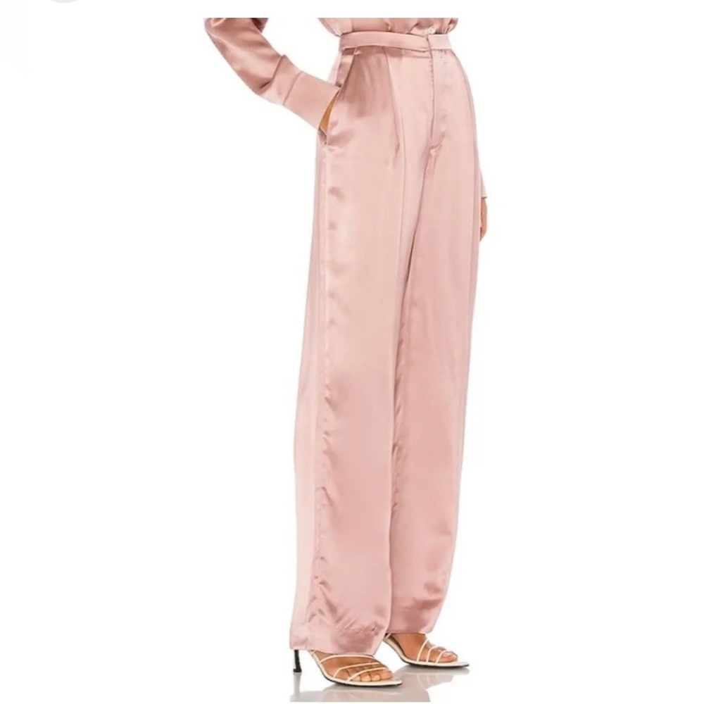 NWT Vince Mauve/Blush Pink Silk Trousers